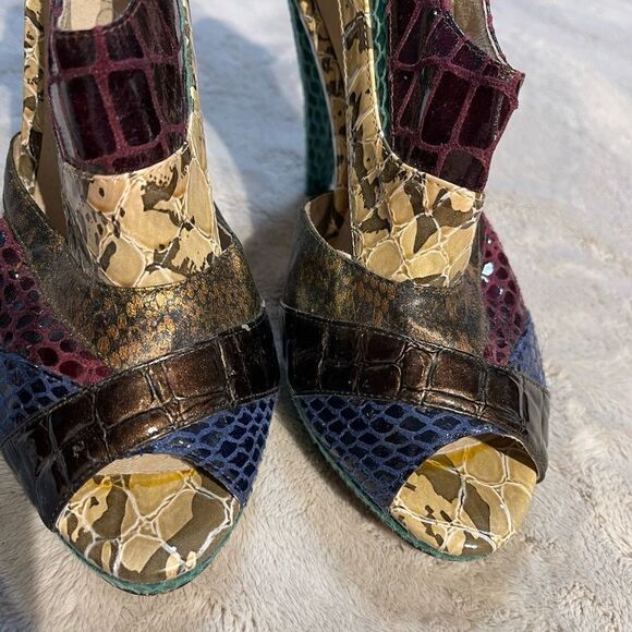 Aldo snake print heel sandals - Picture 2 of 7